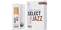 D'Addario Woodwinds / Soprano Sax reeds Organic Select Jazz 4H Unfiled