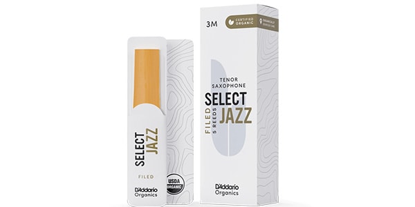 D&#39;Addario Woodwinds / Tenor Sax reeds Organic Select Jazz 3M Unfiled