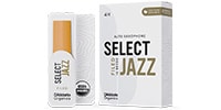 D'Addario Woodwinds / Alto Sax reeds Organic Select Jazz 4H Unfiled