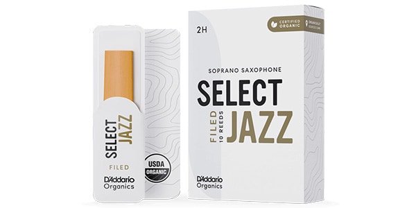 D&#39;Addario Woodwinds ( ダダリオウッドウインズ )  / ソプラノサックスリード オーガニック セレクトジャズ 2H ﾌｧｲﾙﾄﾞ
