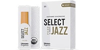 D'Addario Woodwinds / Soprano Sax reeds Organic Select Jazz 3S Unfiled