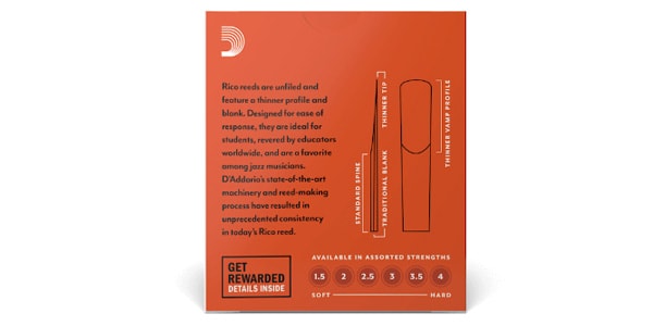 D'Addario Woodwinds / Bbクラリネット リコ 3.0 画像3