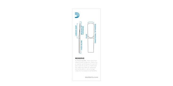 D'Addario Woodwinds ( ダダリオウッドウインズ ) バスクラリネットリード レゼルヴ 3.0 送料無料 | サウンドハウス