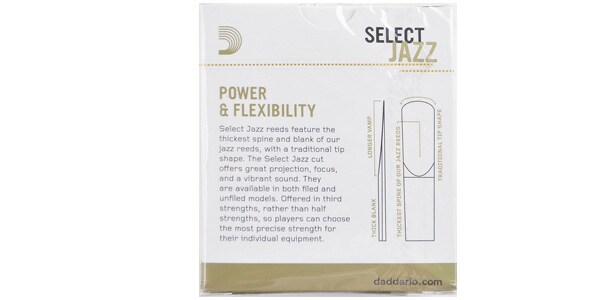 D'Addario Woodwinds ( ダダリオウッドウインズ )  / アルトサックスリード ジャズセレクト 3M ファイルド 画像2