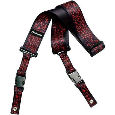 DIMARZIO/Steve Vai ClipLock - Art Strap Black