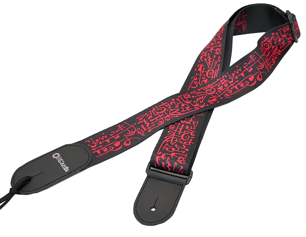 DIMARZIO/STEVE VAI PRINT-ART STRAP BLACK DD3143