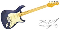 DEAN ZELINSKY Tagliare Z-Glide Custom Trans Blue Maple