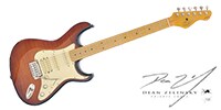 DEAN ZELINSKY Tagliare Custom SSH Z-Glide Maple Vintage  Sunburst