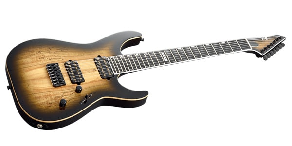 E-II / M-II 7NT HS SM Dark Brown Natural Burst 7弦ギター画像3