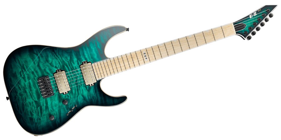 /M-II NT HIPSHOT　Black Turquoise Burst