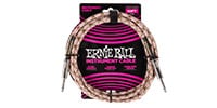 ERNIE BALL / Braided Instrument Cable Straight/Straight 10ft Emerald Argy