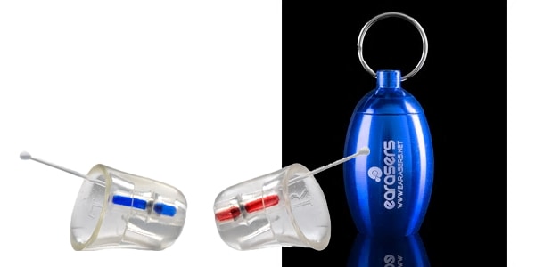 EARASERS/Musician's Hi-Fi Earplugs Sサイズ ＋専用ケース ブルー