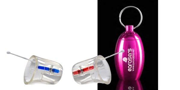 EARASERS/Musician's Hi-Fi Earplugs XSサイズ ＋専用ケース ピンク