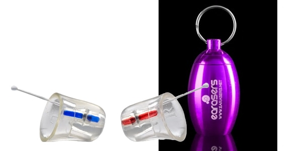 EARASERS/Musician's Hi-Fi Earplugs Mサイズ ＋専用ケース パープル