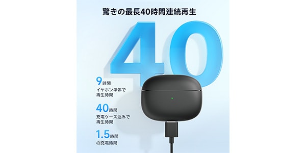 EarFun ( イヤーファン )  / EarFun Air 2 Black 完全ワイヤレスイヤホン画像5