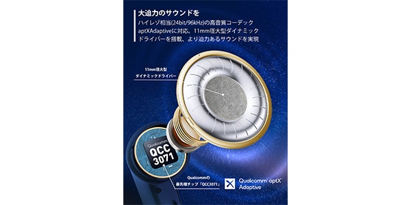 EarFun ( イヤーファン )  / EarFun Air Pro 3 Blue 完全ワイヤレスイヤホン画像2