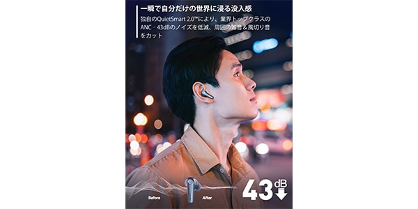 EarFun ( イヤーファン )  / EarFun Air Pro 3 Blue 完全ワイヤレスイヤホン画像3