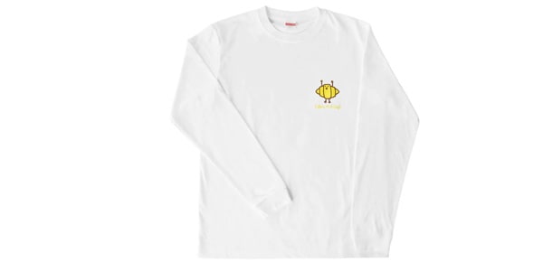 Effects Bakery / Croissant Long Sleeve T-Shirt White L