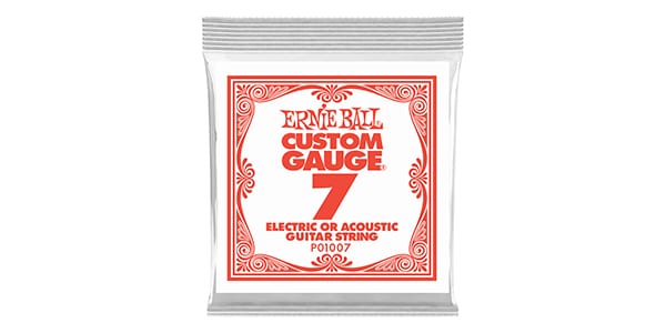 ERNIE BALL / .007 PLAIN STEEL #1007