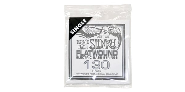 ERNIE BALL / .130 Slinky Flatwound Electric Bass String Single