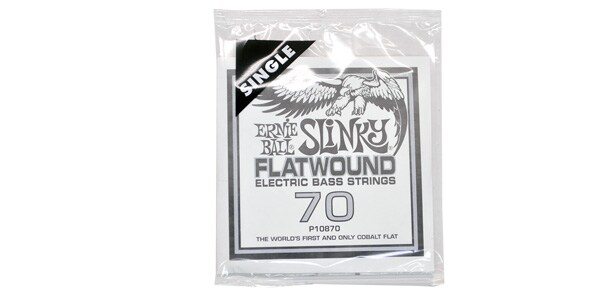 ERNIE BALL / .070 Slinky Flatwound Electric Bass String Single