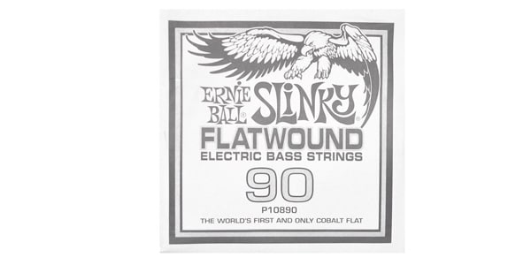 ERNIE BALL / .090 Slinky Flatwound Electric Bass String Single