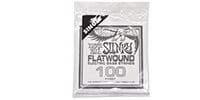 ERNIEBALL .100 Slinky Flatwound Electric Bass String Single