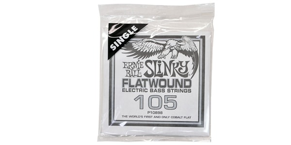 ERNIE BALL / .105 Slinky Flatwound Electric Bass String Single