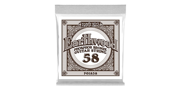 ERNIE BALL ( アーニー・ボール )  / .058 EARTHWOOD PHOSPHOR BRONZE #1858