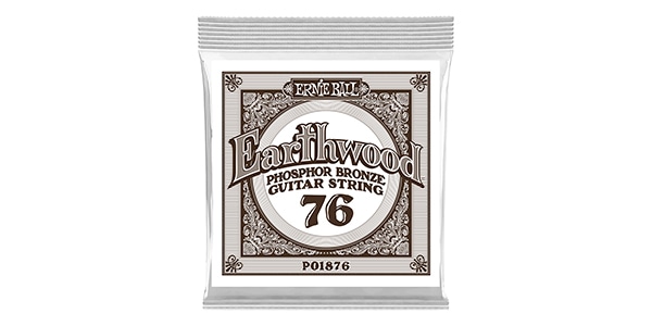ERNIE BALL ( アーニー・ボール )  / .076 EARTHWOOD PHOSPHOR BRONZE #1876