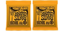 ERNIEBALL Hybrid Slinky ツインパックセット