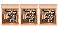 ERNIE BALL / Turbo Slinky #2224、 3パックセット