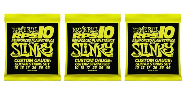 ERNIE BALL ( アーニー・ボール ) / Regular Slinky RPS10 #2240、 3パックセット