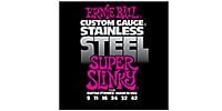 ERNIEBALL STAINLESS STEEL SUPER SLINKY #2248