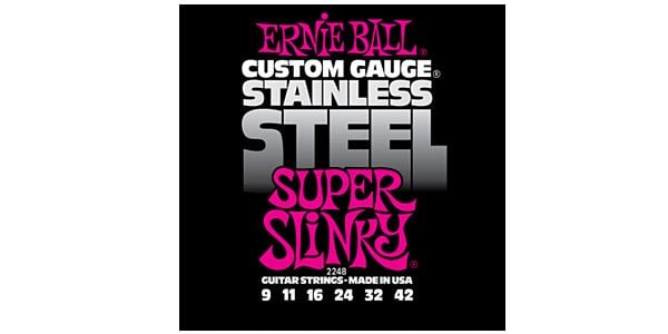 ERNIEBALL/STAINLESS STEEL SUPER SLINKY #2248