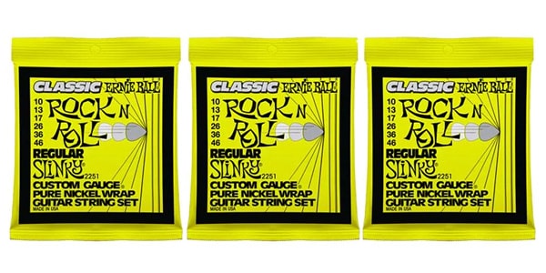 ERNIE BALL ( アーニー・ボール )  / Classic Regular Slinky #2251、 3パックセット