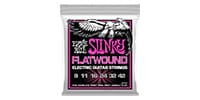 ERNIE BALL / SUPER SLINKY FLATWOUND ELECTRIC GUITAR STRINGS 9-42 GAUGE