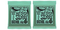 ERNIEBALL NOT EVEN SLINKY ツインパックセット