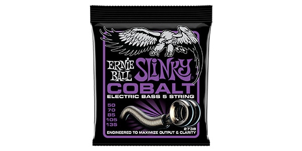 ERNIEBALL/Cobalt Power Slinky 5-String Electric Bass Strings  #2738