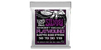 ERNIE BALL / POWER SLINKY FLATWOUND SHORT SCALE ELECTRIC BASS STRINGS 50-