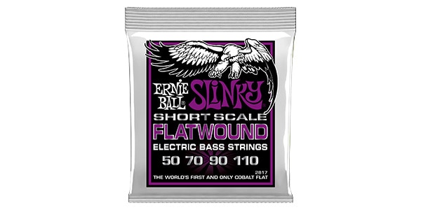 ERNIE BALL ( アーニー・ボール )  / POWER SLINKY FLATWOUND SHORT SCALE ELECTRIC BASS STRINGS 50-
