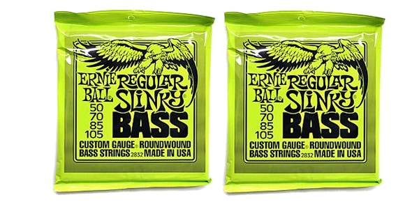 ERNIEBALL/Regular Slinky Bass ツインパックセット