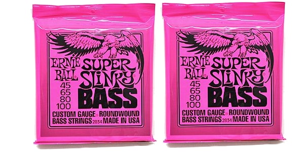 ERNIEBALL/Super Slinky Bass ツインパックセット