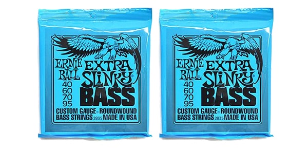 ERNIEBALL/Extra Slinky Bass ツインパックセット