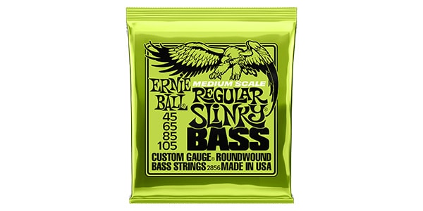 ERNIEBALL/REGULAR SLINKY NICKEL WOUND MEDIUM SCALE BASS STRINGS