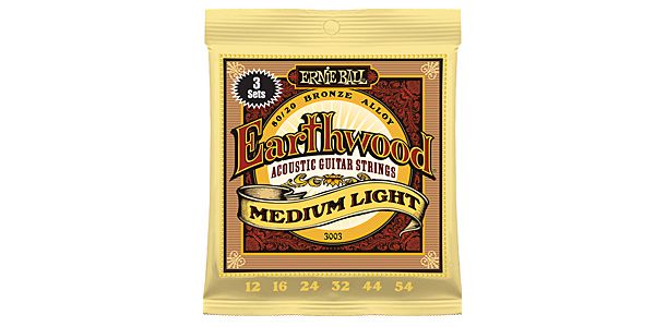 ERNIEBALL/Earthwood MEDIUM LIGHT 3SET PACK #3003