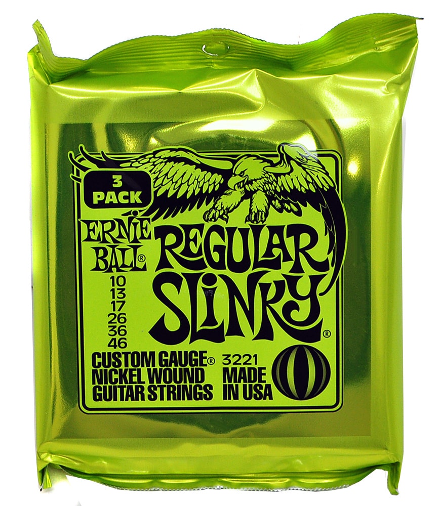 ERNIEBALL/REGULAR SLINKY 3 PACK