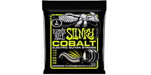 ERNIEBALL/Cobalt Regular Slinky 3SET PACK #3721