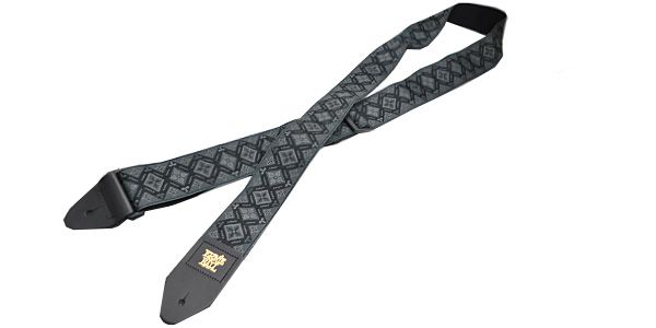 ERNIEBALL/4093 REGAL BLACK JACQUARD GUITAR STRAP