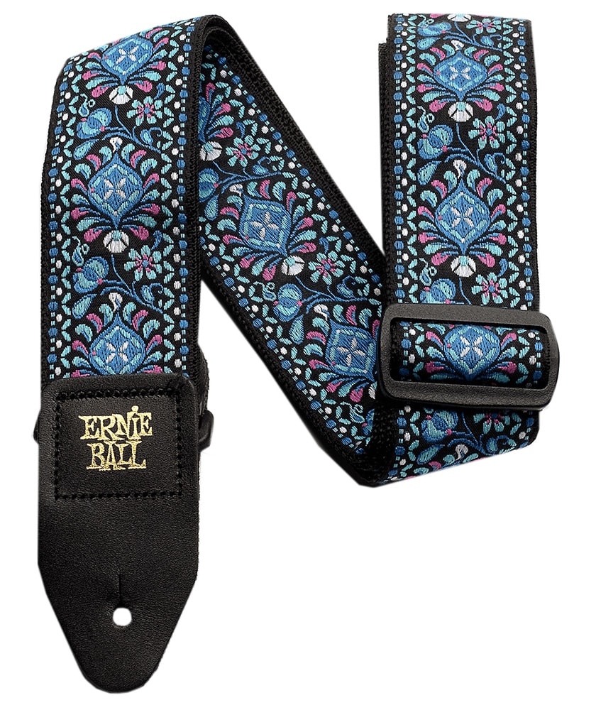 ERNIEBALL/4097 Indigo Orchid Jacquard Guitar Strap